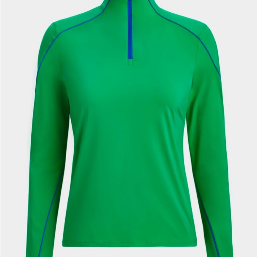 *NEW* SIZE SMALL WOMEN’S SUN SHIELD SILKY TECH NYLON QUARTER ZIP PULLOVER
